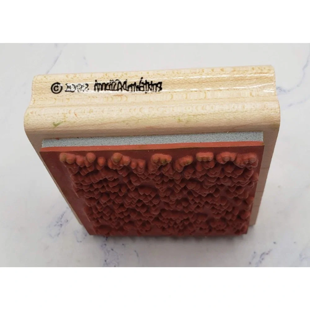 Paint Spatter Background Pattern Wood Mounted Rubber Stamp